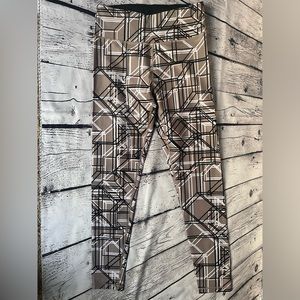DNKY Geometric Tan Leggings